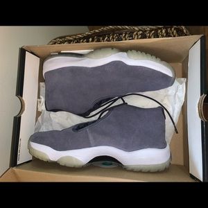 Gray/white Air Jordan Future